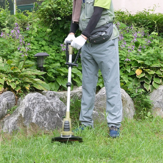 [하이쇼핑] 타이거 더블 예초왕 예초기 전정기 세트 무선 충전식 배터리 잔디 벌초 제초 잡초제거, 1개