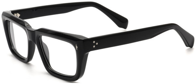 평생 착용할 수 있을 것 같은 두꺼운 전통 레트로 뿔테 안경