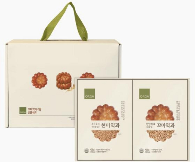 풀무원 꼬마약과 선물세트 (1box) 400g 1개