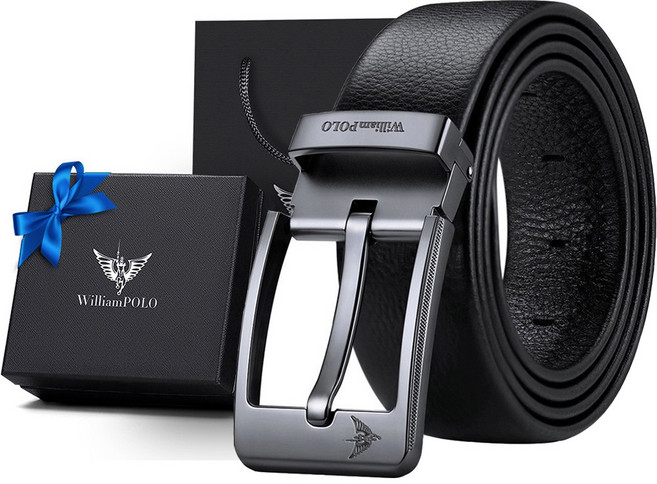 선물 포장 남성용 명품 가죽 벨트 프리미엄 정장벨트