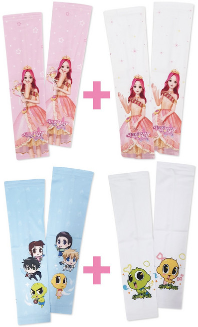 쥬쥬 신비 캐릭터 어린이 쿨토시 1+1 여름용 자외선차단 국내생산