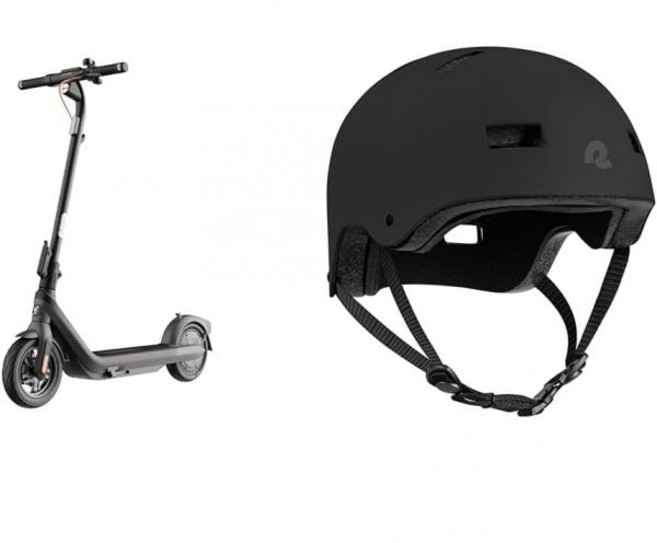 세그웨이 나인봇 E2 프로 전동 킥 스쿠터 - 최대 속도 15.5mph 25마일 주행 거리 350W 모터 동력 크루즈 모드 UL-2272 인증을 받은 간편한 출퇴근 시간, E2 Pro -25 Miles+ Skateboard H, 1개