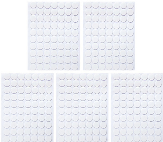 OON 원형 투명 양면테이프, 350개입