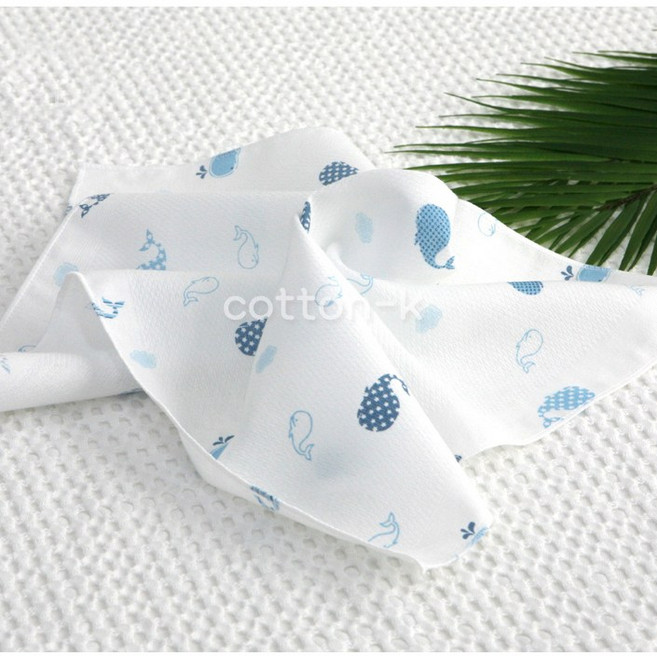 한국상사 캐릭터 면손수건 5장 세트