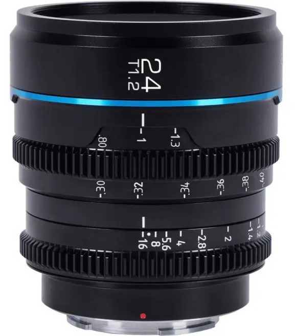 시루이 워커 시네 렌즈 시리즈 24mm T1.2 S35, 검은색, 1개