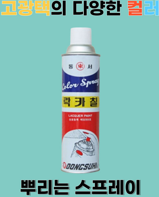 조씨네 동서 락카 도색 스프레이 페인트, 1개, 420ml, 흑색무광
