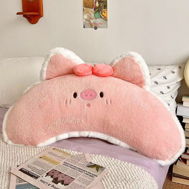 귀여운 핑크 돼지 인형쿠션 침대 롱쿠션 수면 장난감 대형인형 80cm