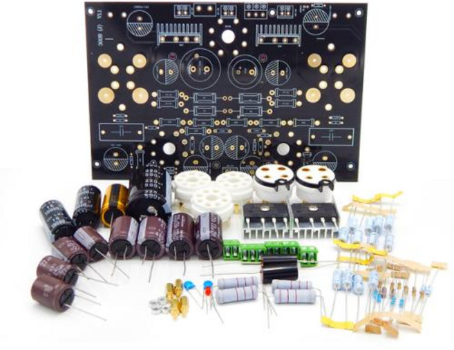 노브사운드 진공관 앰프 845 싱글 엔드 하이파이 클래스 A 오디오 스테레오 튜브 앰프 PCB DIY 키트 6SN7 5U4G AMP 파워 스피커 혼 시스템 300B, 1) Kits without Tube