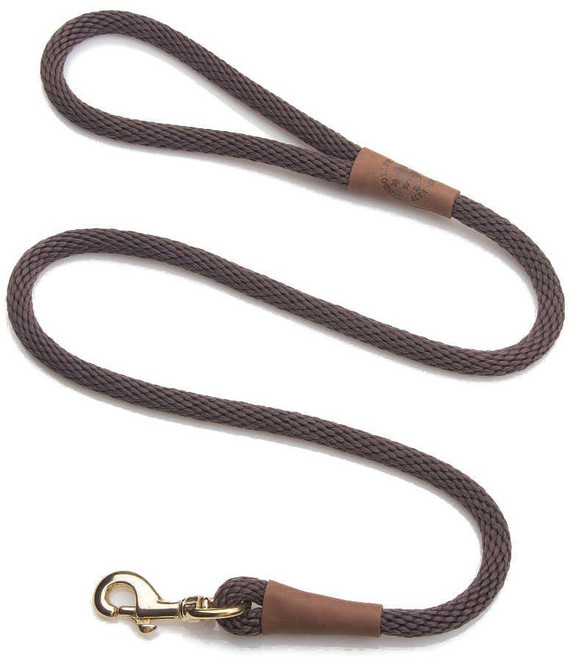 MENDOTA PET 슬립 목줄 내구성 러프웨어 품종용 토르소 반사형 목걸이 그린, 다크, 1.27cm 1.8m