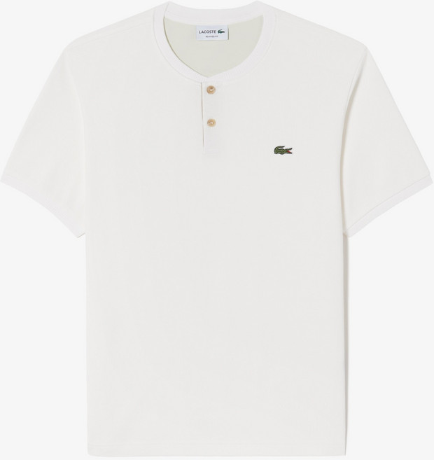 [라코스테 공식] 남성 헨리넥 와플 반팔 티셔츠 TH104E-56G 001