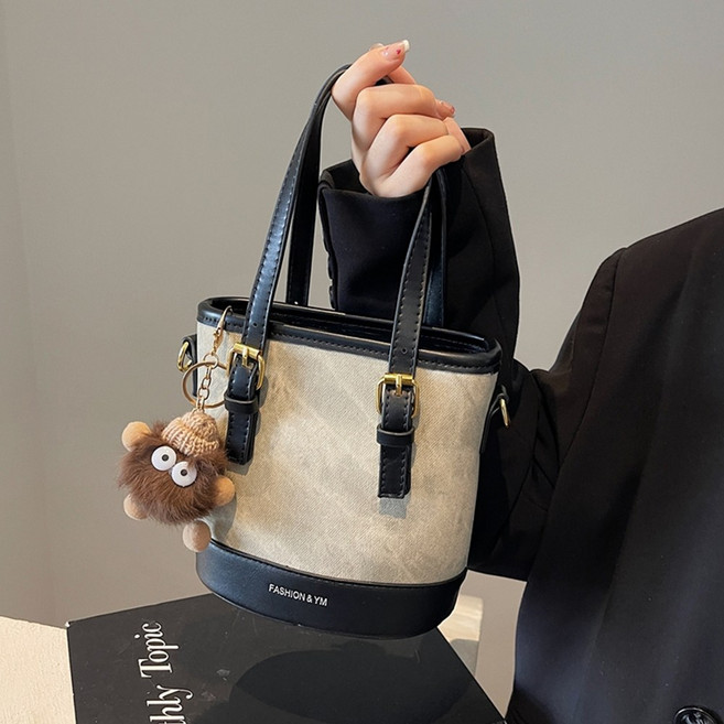 ZOZI 부드러운 버킷백 여성 숄더백 핸드백