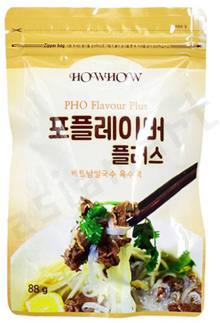 하우하우 포플레이버플러스 쌀국수육수 PHOFlavour 88g, 1개