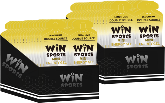 WiNSPORTS MINI雙效能量果膠 檸檬風味, 40g, 60個