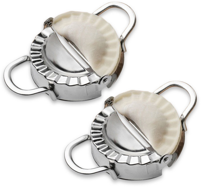 제로앤나인 명절 만두만들기 스텐 만두틀 9.5m, 2개