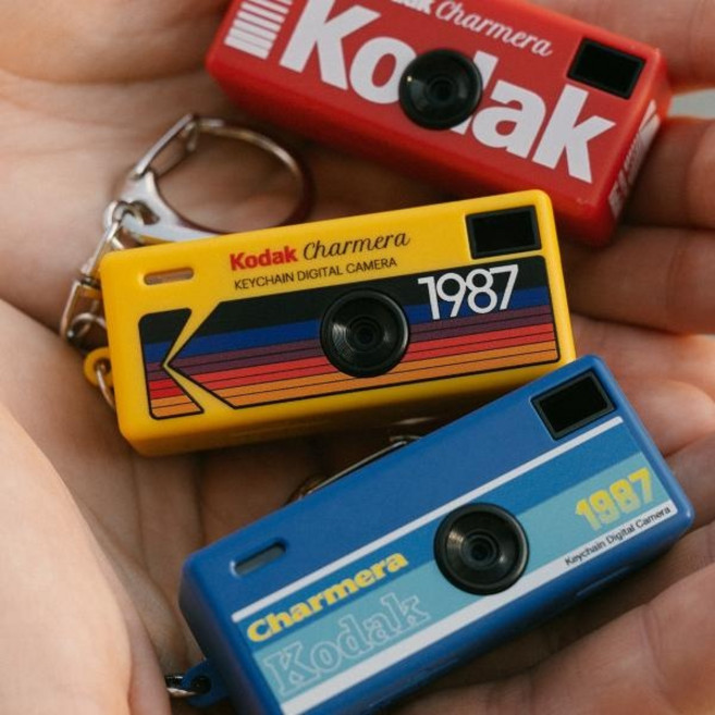 (KODAK) 코닥 차메라 키링캠 미니 디지털카메라 KODAK Charmera (종류 랜덤/국내 정식수입품), 1개, 코닥 차메라 키링 미니 디지털카메라