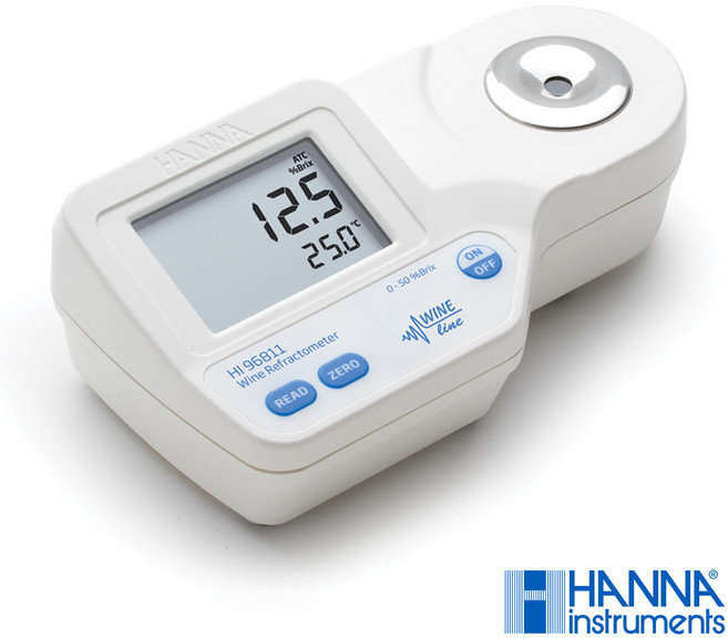 HANNA USA 휴대용 디지털 당도측정기 BRIX 당도계 HI96811 방수기능, 1개, HI 96811