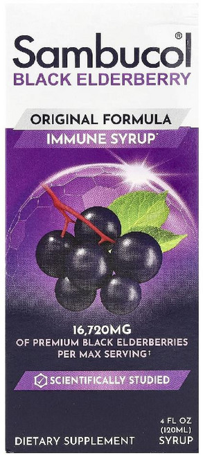 삼부콜 블랙 엘더베리 Black Elderberry 이뮨 시럽 오리지널 액상 120ml