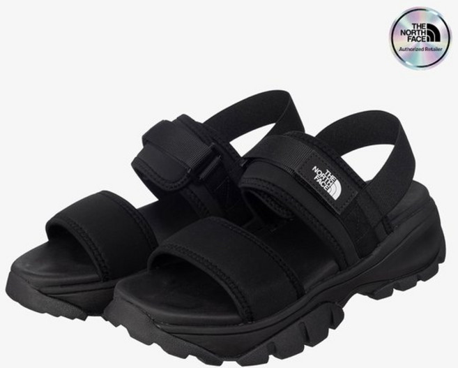 국내백화점 노스페이스 등산화 브랜드관 공식 NS82R52J 화이트라벨 헥사 럭스 샌들_BLACK 가벼운 트레킹