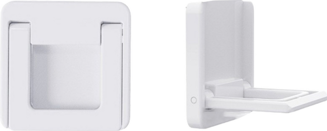 可折疊推拉輔助器 門窗安全鎖 移門鎖 限位器 【JJ0892】, 1個, 白色