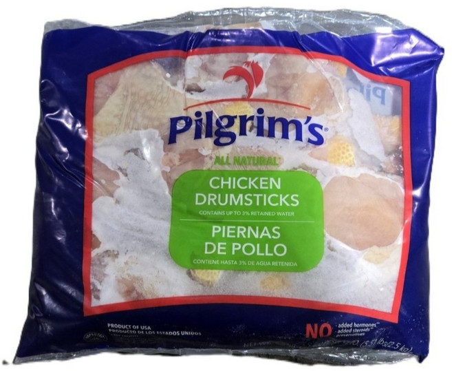 [고기가게집-신선배송] 닭북채 드럼스틱 2.5kg씩 6팩 미국 필그린 냉동 할랄인증 구이 수입육 익일 배송, 1박스, 15kg