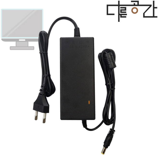 엑스스타 x-star DP2418CU 144 모니터 호환 전원 어댑터 다른공간(전원포함), 1개