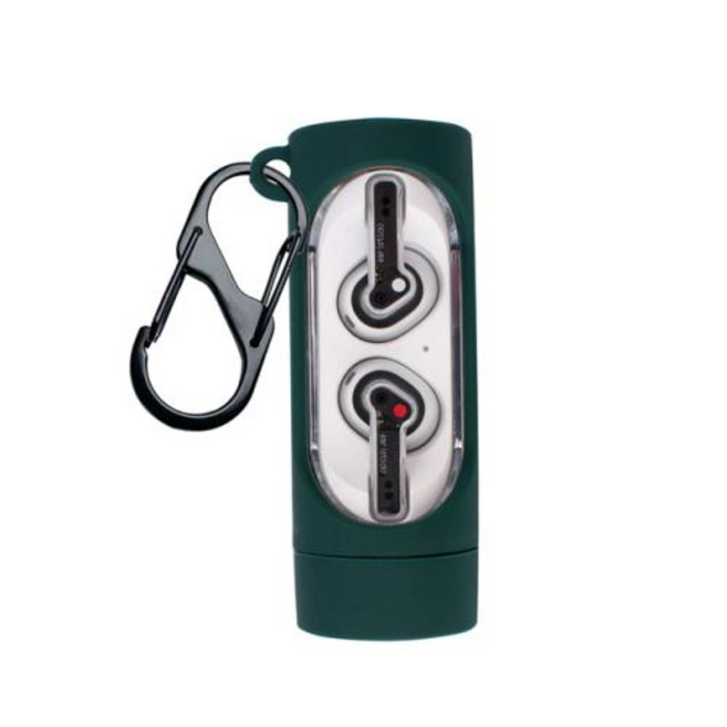 ~ 포함 (스틱) 6PCs 무선 방지 케이스 실리콘 헤드폰 액세서리 후크 Ear 낙하 1 이어폰 커버 케이스 무선 Nothing, blackish green 1pc, 1개