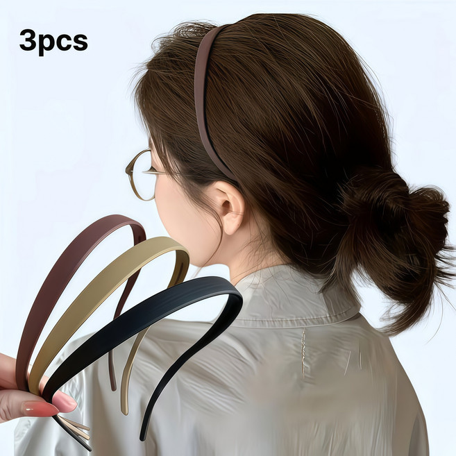 쓸리미너 머리띠 여성 귀안아픈 U형 헤어밴드 3종세트