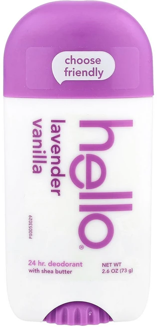 안녕하세요 시어버터 함유 24시간 데오도란트 라벤더 바닐라 향 73g (2.6oz) HLO-02302, 1 - 쿠팡