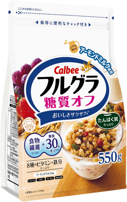 가루비 후루구라 그래놀라 시리얼 저당 550g 6개