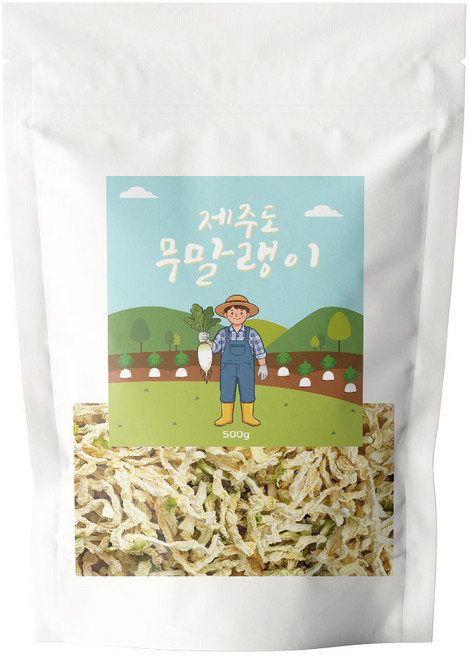 제주 월동 무말랭이 500g, 1개