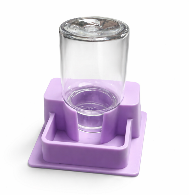 노모이 파충류 자동급수기 소사이즈, 1개, 라벤더 퍼플