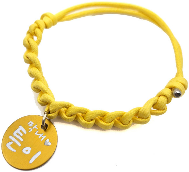 가볍고 편안한 강아지목걸이 고양이인식표 애견목걸이, 04.올데이볼드옐로, 1개