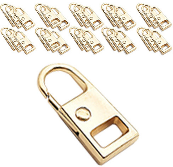 오월점빵 폭탄 창고정리 셀프수선 원터치 만능 클립 지퍼 고리 세트 DIY 부자재 가방 수리 손잡이 MA-J046, 30개, 골드