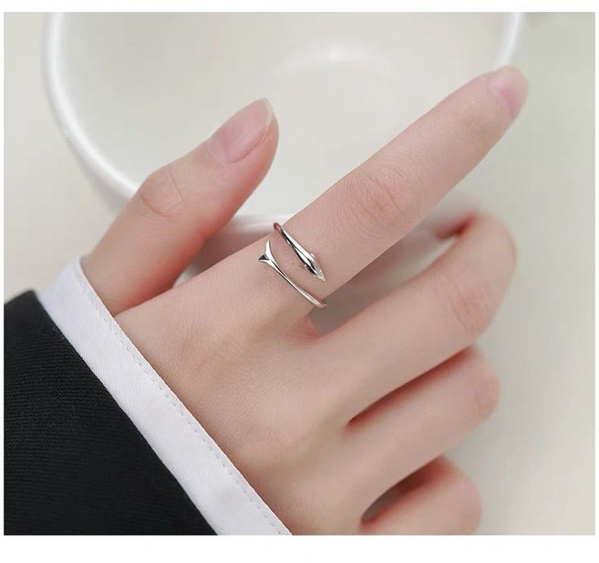 재물운 자녀운 사업운 행운을 부르는 물고기 실버 반지