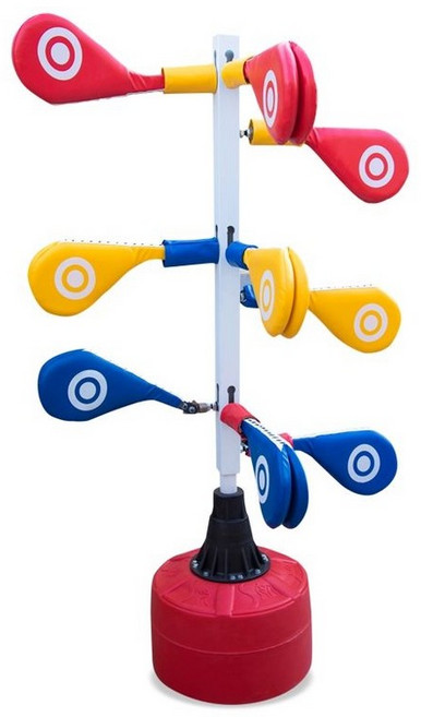 스파링 발차기 미트 격투기 내구성 복싱 글러브 연습용 무에타이 태권도, 1개, 단일 발판 부속