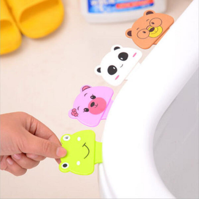 아트박스/코코 코코 귀여운 캐릭터 변기 손잡이, 1개