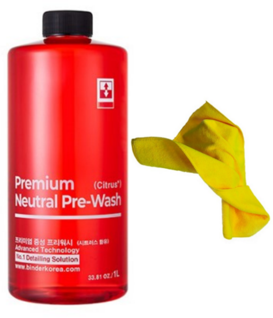 [타월증정] 바인더 프리미엄 중성 프리워시 다목적 세정제 1L, 1개