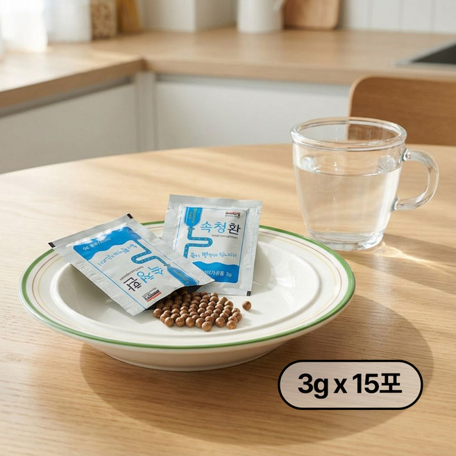 양생당 속청환 실속형 벌크(낱개) 구성 / 속편한 한방 환, 3g, 15개