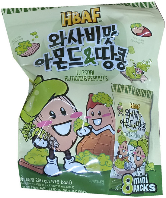 바프 와사비맛 아몬드 앤 땅콩, 1개