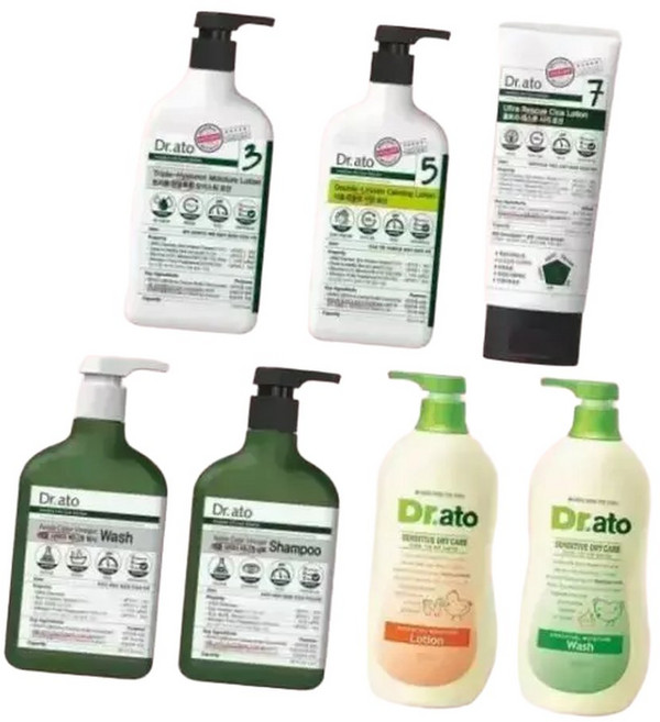 닥터아토 더블 리놀렌 카밍 로션 267ml 워시 샴푸 시카함유 유아 아이 키즈 어린이 어린이집 준비물 민감성, 1개