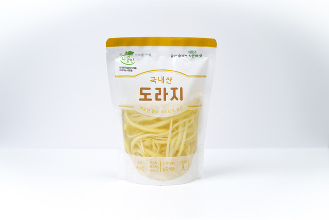 [나물인]국내산 자숙 도라지 400g, 1개
