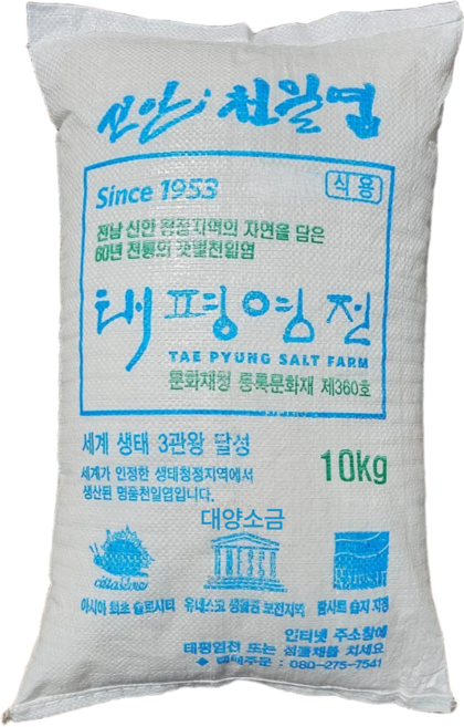 태평염전 간수뺀 햇소금 신안 천일염 탈수, 10kg, 1개