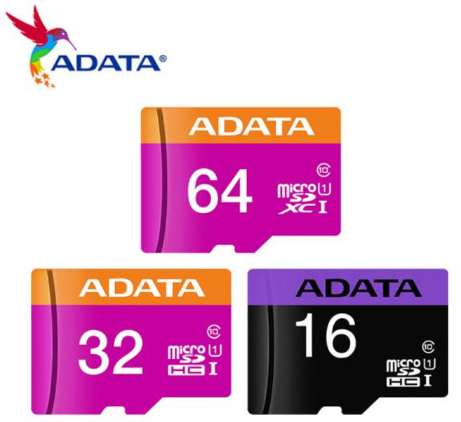 스마트폰용 오리지널 ADATA MicroSD 카드 MicroSDHC MicroSDXC 64GB 메모리 카드 TF 카드 C10 32GB 16GB, 2) 64GB, 1개