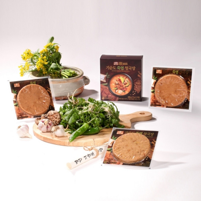 [식품명인 35호] 기순도 죽염청국장 110g, 3개