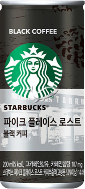 스타벅스 파이크플레이스 로스트 블랙 200ml, 1개