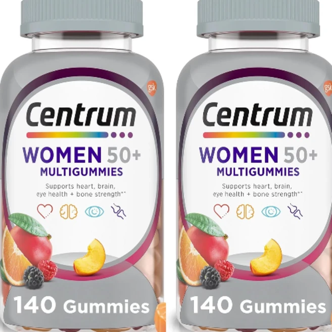 센트룸 멀티 비타민 여성 실버 50세이상 종합비타민 젤리 80구미/140구미, 140정, 2개 - 쿠팡