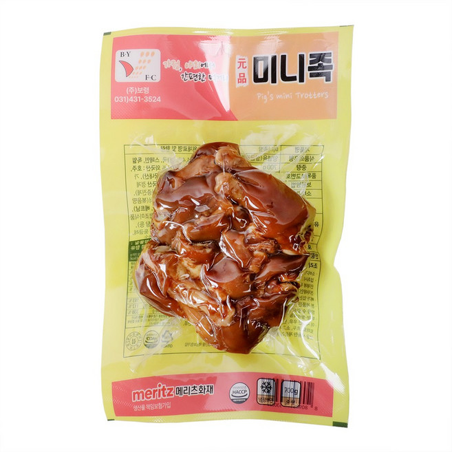 미도식품 미니족발, 3개, 700g