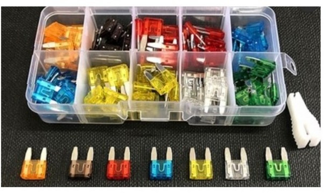 지노기업/24V/5A/7.5A/10A/15A/20A/25A/30A/휴즈세트 100개/차량용/화물차/대형트럭/신형/구형/퓨즈/셋트/메가/트라고/파워텍/엑시언트/파비스/노브스/프리마/, C휴즈세트 100pcs(신형)