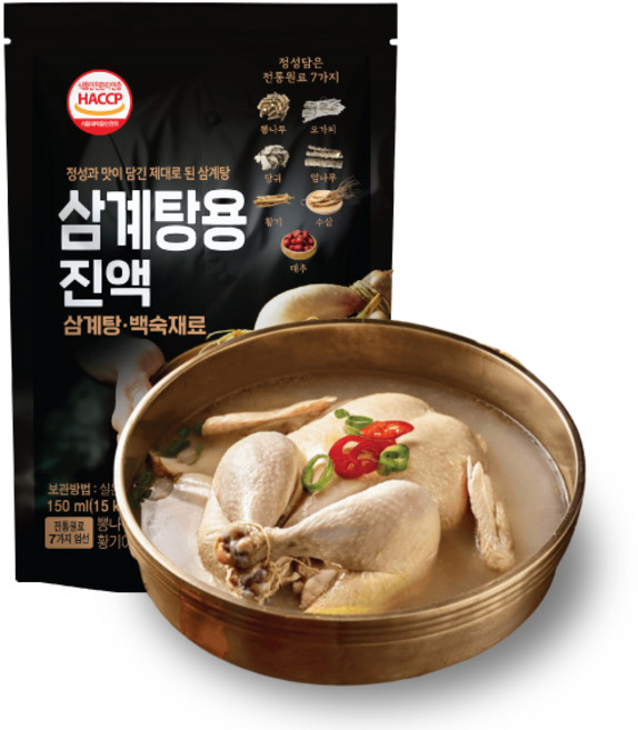 진액공방 삼계탕용진액 삼계탕한약재 백숙한약재, 1개, 150ml