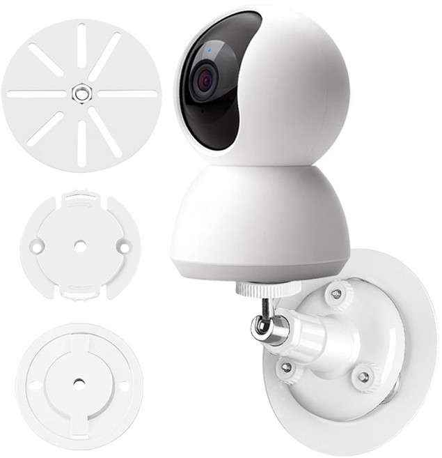 비상 접착식 무타공 각도조절 홈캠 CCTV 거치대, 1개